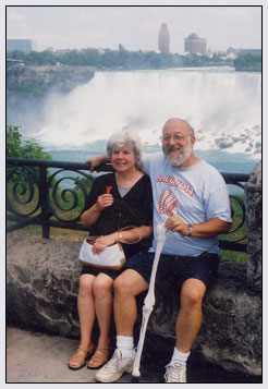 Bob Parow at Niagara Falls with My 3rd Leg