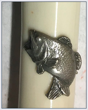Pewter Fish Medallion 